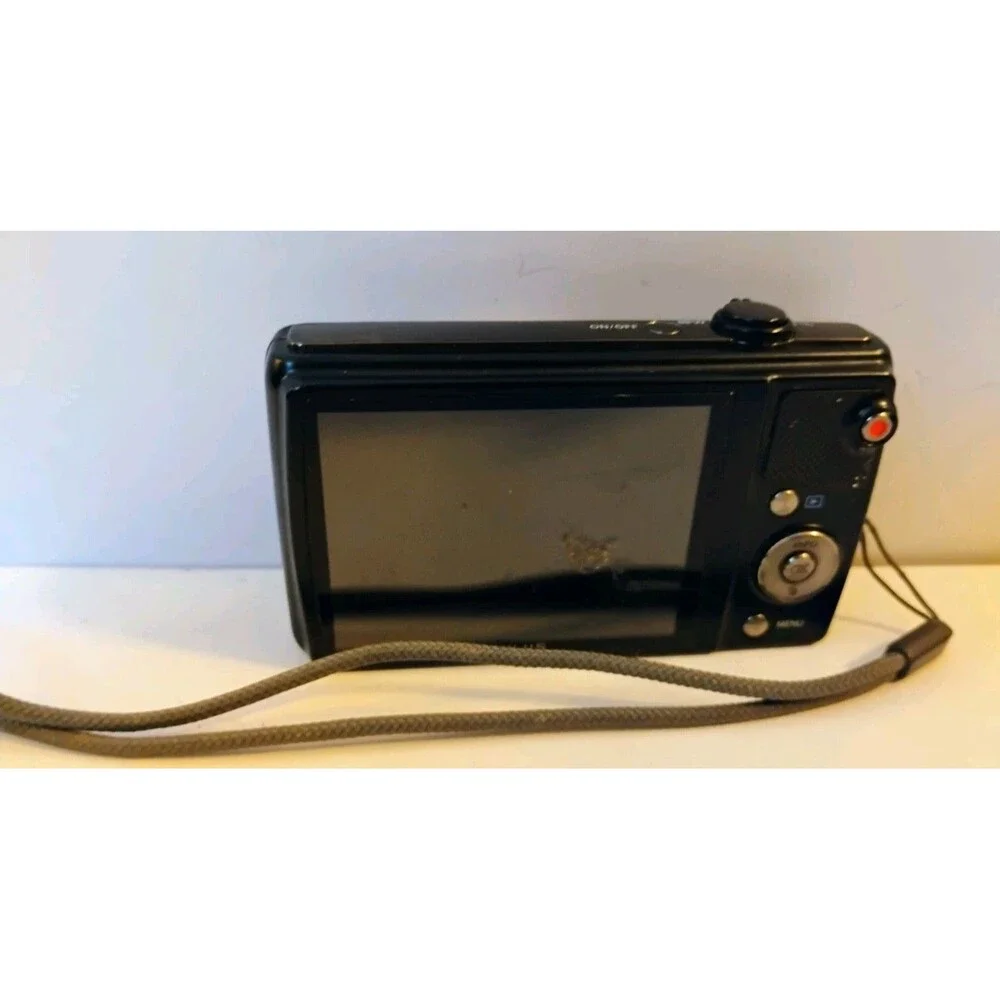 Olympus VR-340 16MP 12.5x Optical Zoom Compact Digital Camera Black AS IS